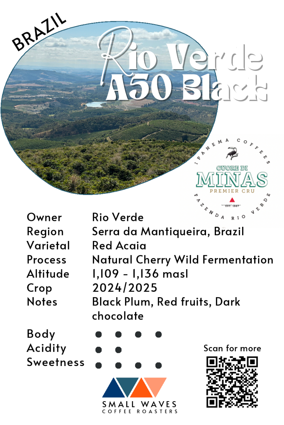 Rio Verde A50 Red Fruits Black (Ipanema Premier Cru Cuore de Minas)